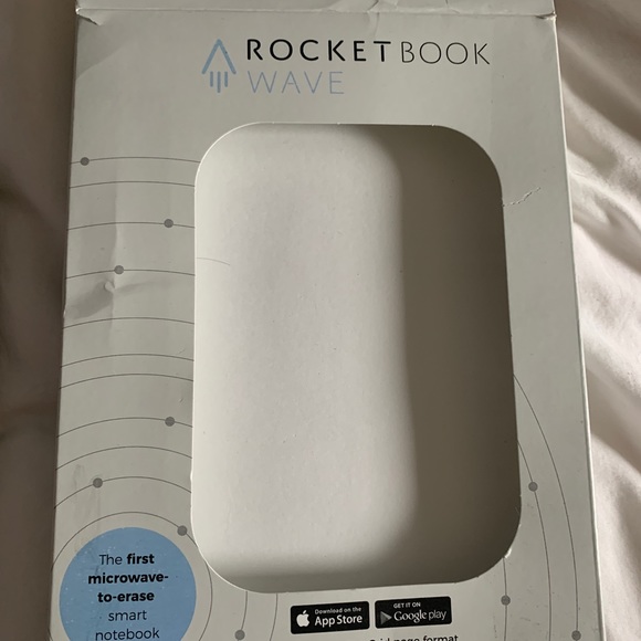 NEW IN BOX ROCKETBOOK WAVE, first microwave-to-erase smart notebook - Picture 4 of 8
